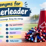 synonyms for cheerleader
