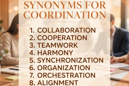 synonyms for coordination