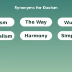 synonyms for daoism