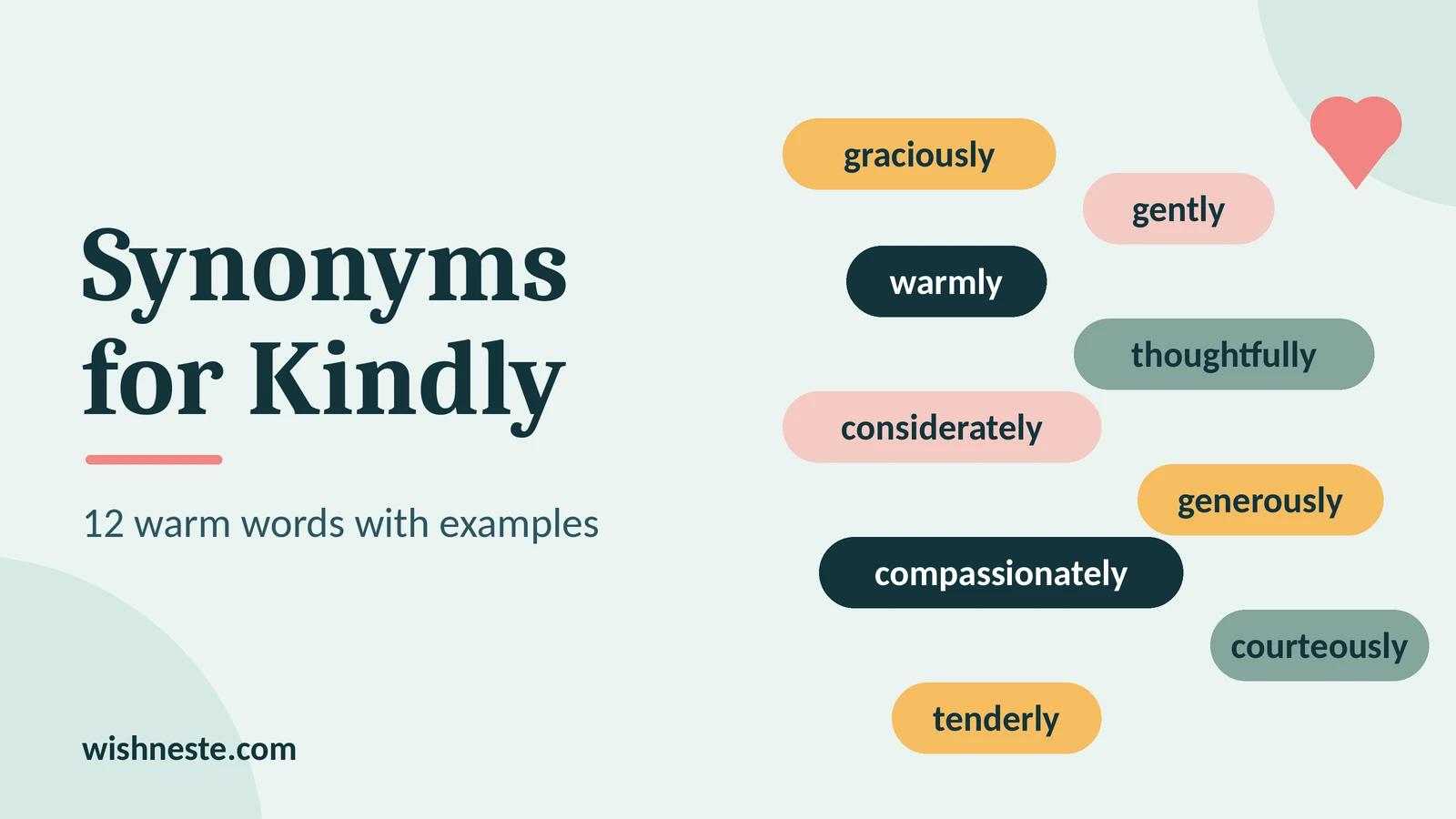 synonyms for kindly