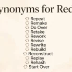 synonyms for redo