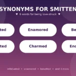 synonyms for smitten