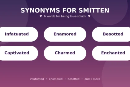 synonyms for smitten