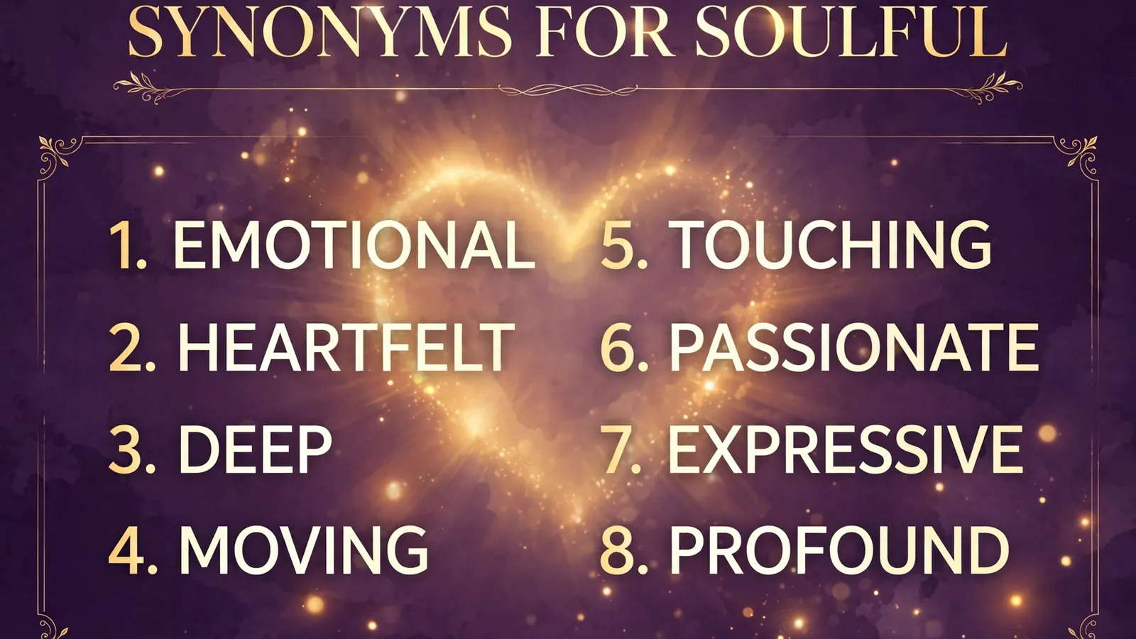 synonyms for soulful
